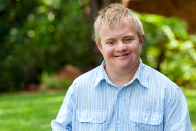 young boy smiling