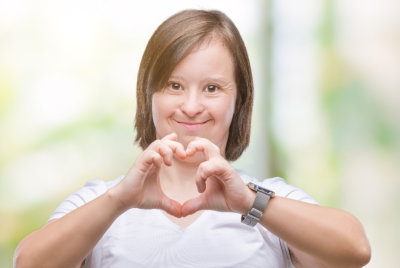 young woman smiling